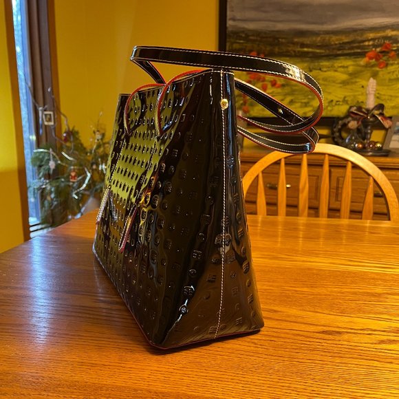 ๐ฎ๐น Gorgeous ARCADIA Patent Leather Bag ITALY - NEW! - Picture 2 of 8